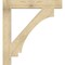 Ekena Millwork Imperial Block Rough Sawn Bracket, Douglas Fir, 6"W x 44"D x 48"H BKT06X44X48IMP05RDF - alternate 2